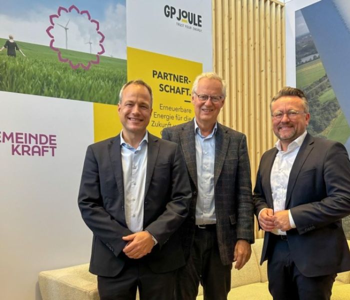 Auf der Messe HUSUM WIND (Foto: GP JOULE)